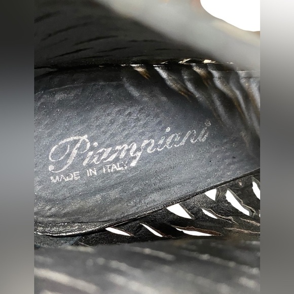 Piampiani Lavorazione Artigiana Italian Laser Cut Ankle Boots Women’s Size 7.5 - Picture 9 of 9